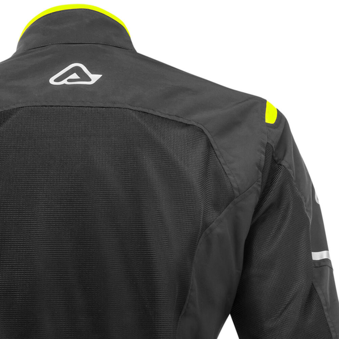 Chamarra Caballero Acerbis Negro/Amarillo