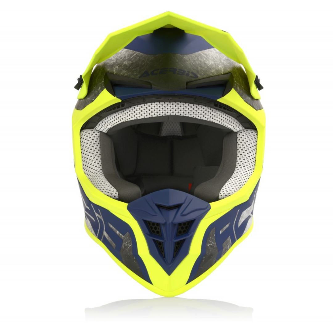 Casco Acerbis Amarillo/Azul