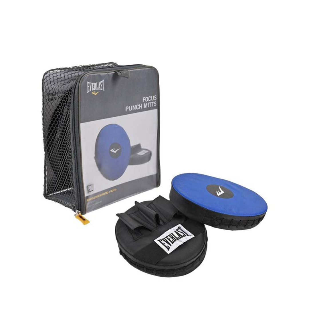 Manopla Golpeo Everlast Everhide Azul/Negro