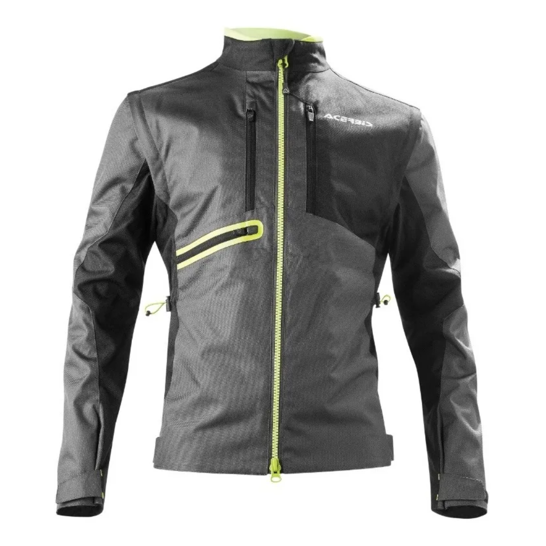 Chamarra Caballero Acerbis Negro/Amarillo