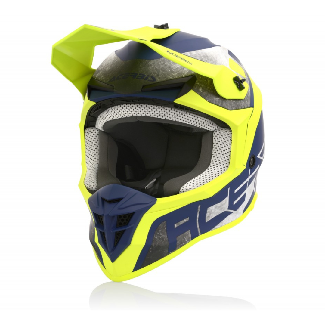 Casco Acerbis Amarillo/Azul