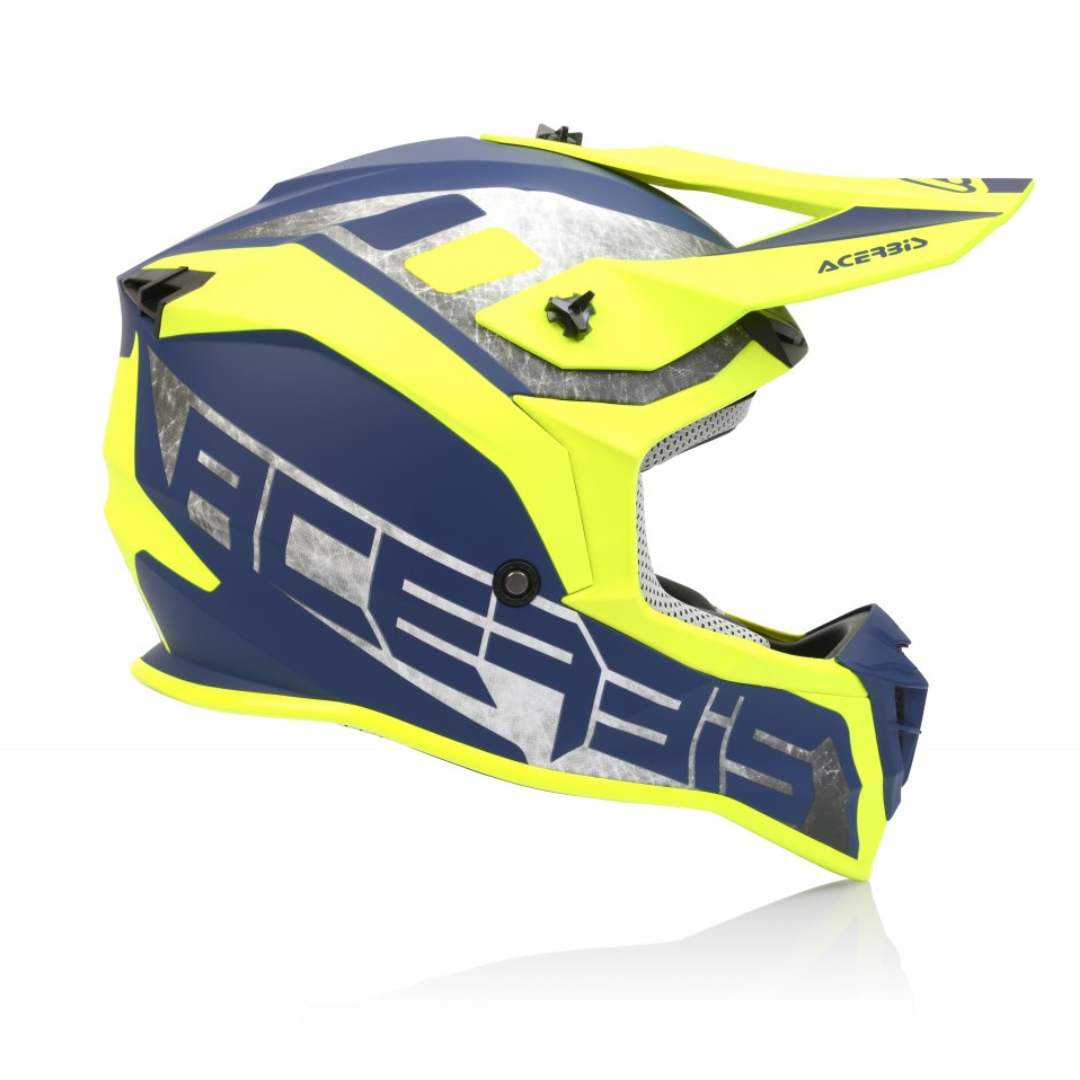 Casco Acerbis Amarillo/Azul