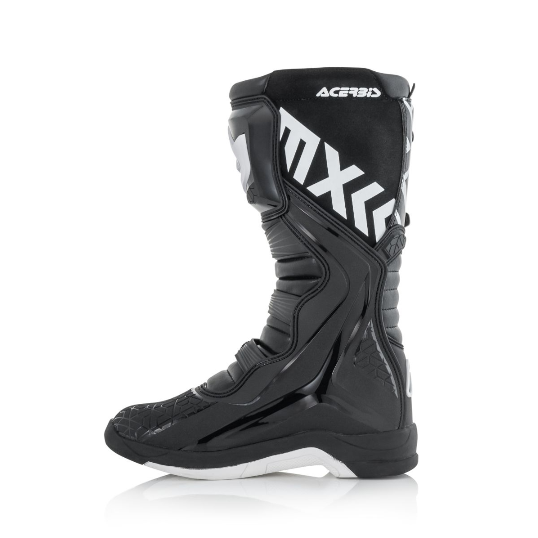 Bota Caballero Acerbis Negro/Blanco