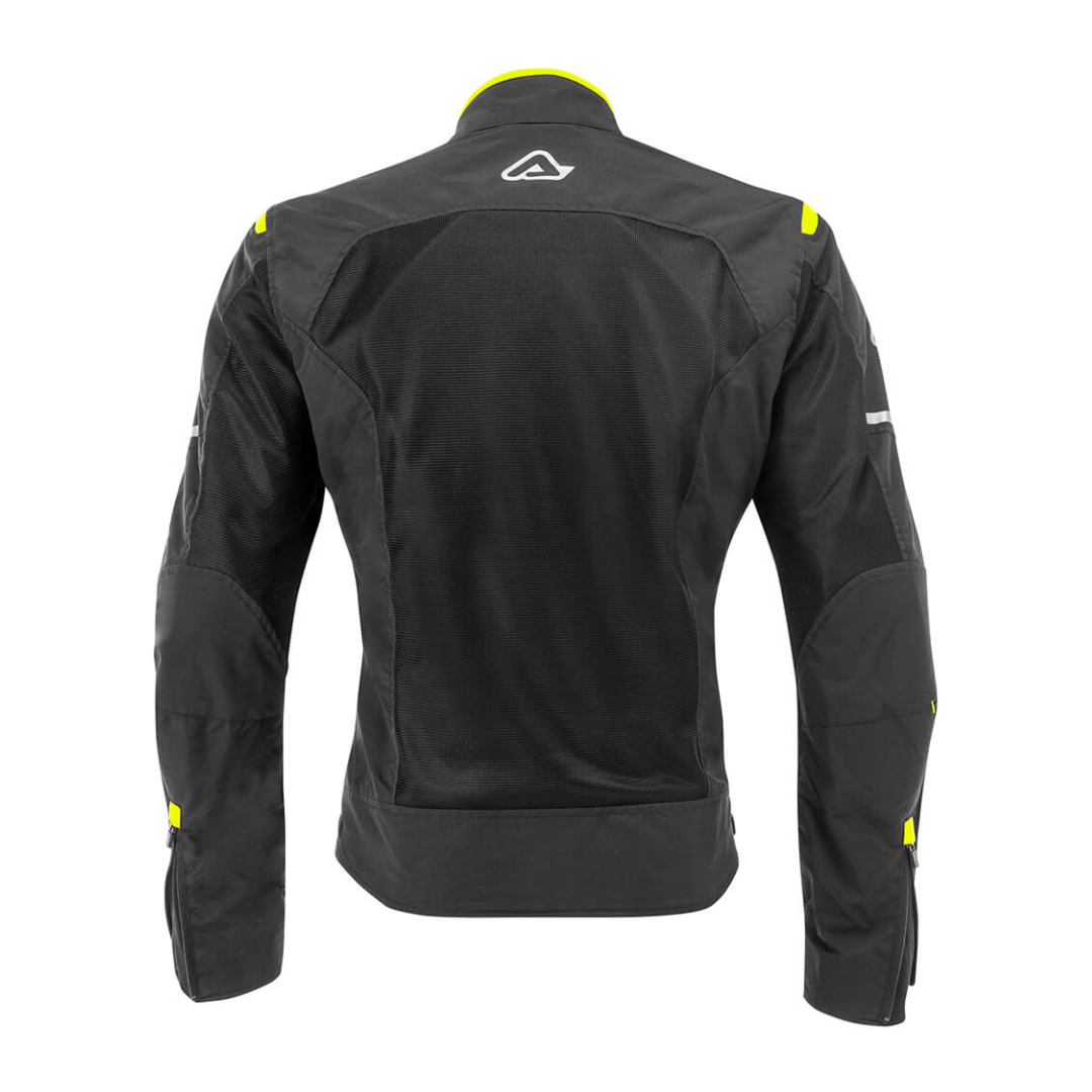 Chamarra Caballero Acerbis Negro/Amarillo