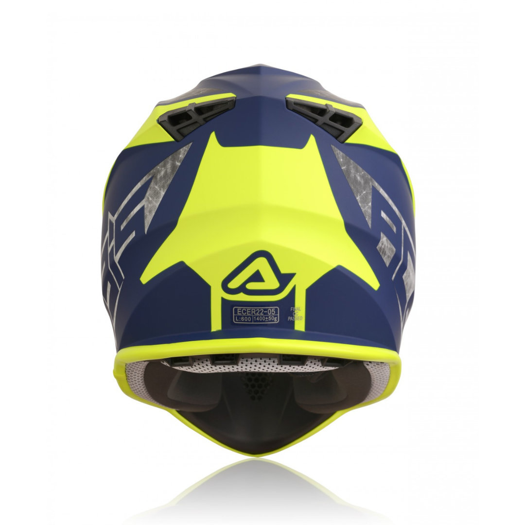 Casco Acerbis Amarillo/Azul