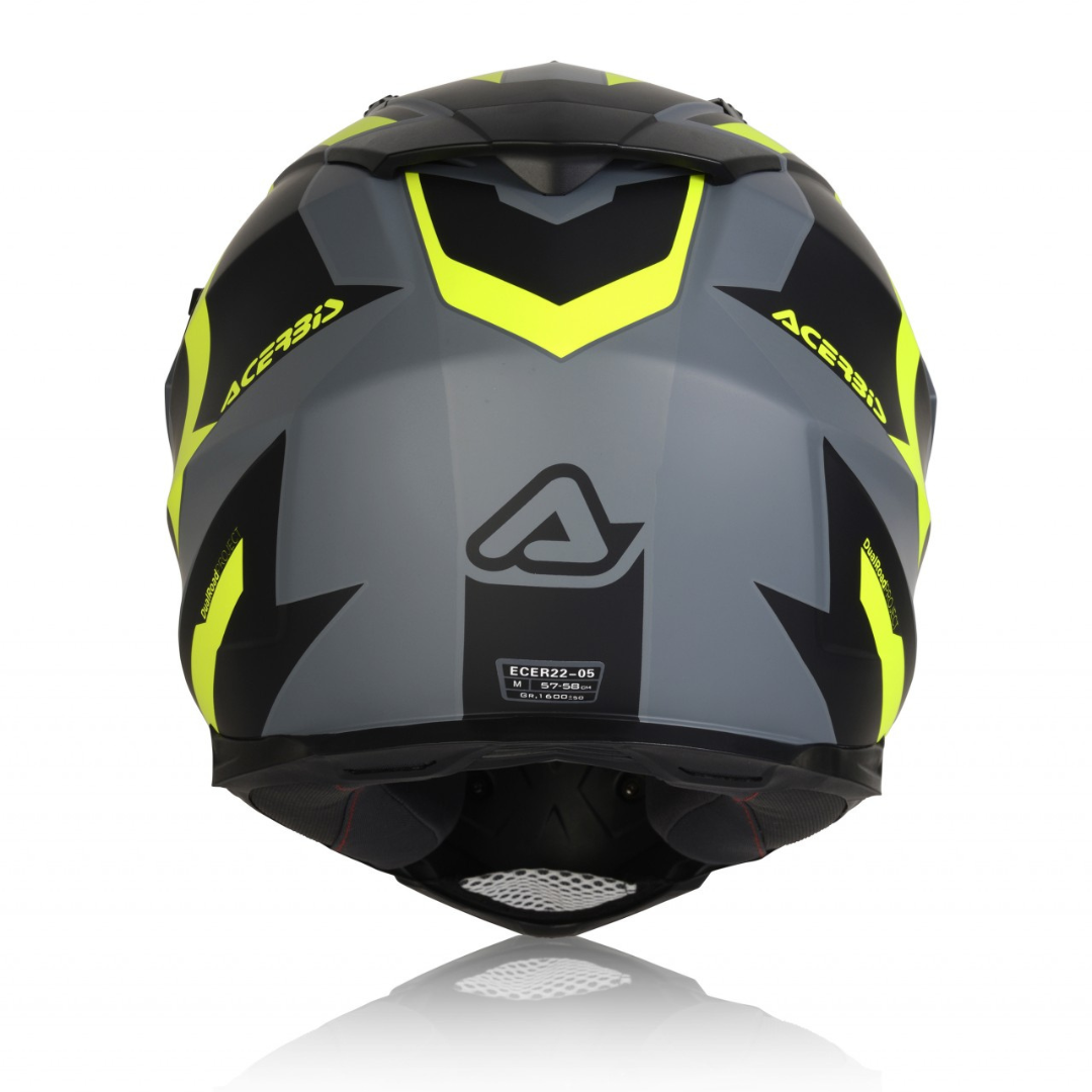 Casco Acerbis Negro/Gris