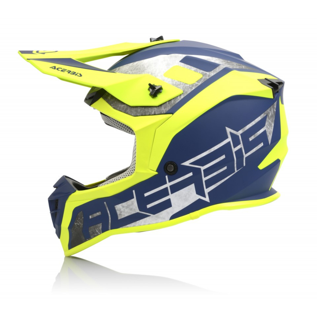 Casco Acerbis Amarillo/Azul