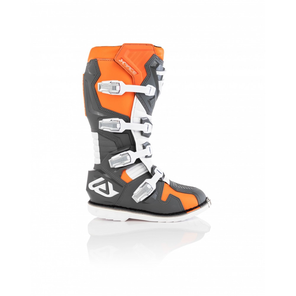 Bota Caballero Acerbis Naranja/Gris