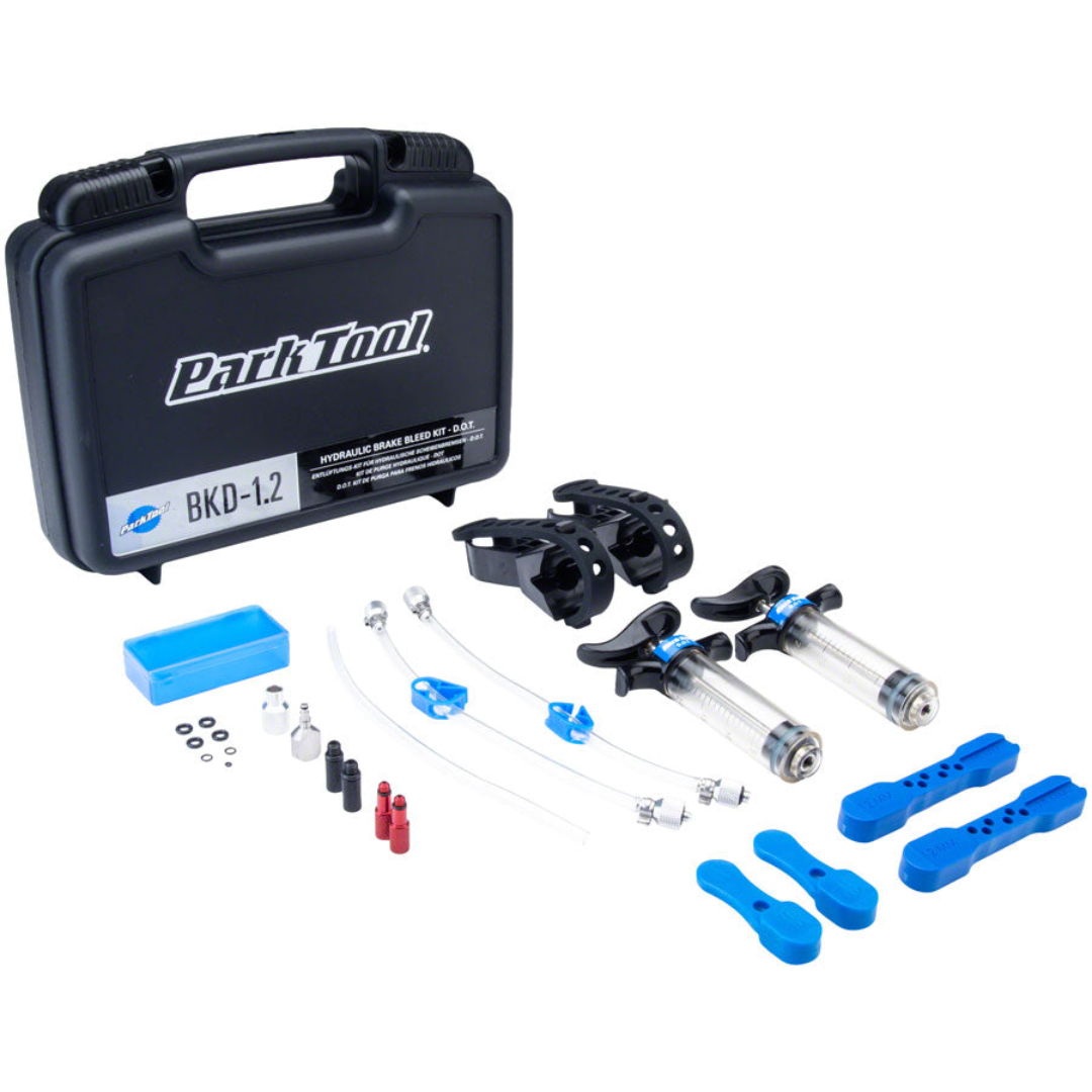 Kit de Sangrado de Frenos Hidráulicos Park Tool BKD-1.2 con Fluido DOT.