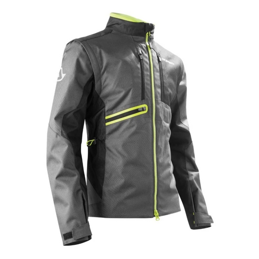 Chamarra Caballero Acerbis Negro/Amarillo