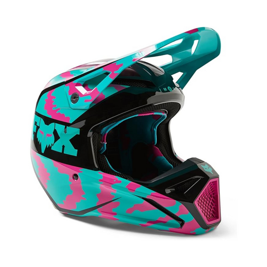 Casco Fox Turquesa