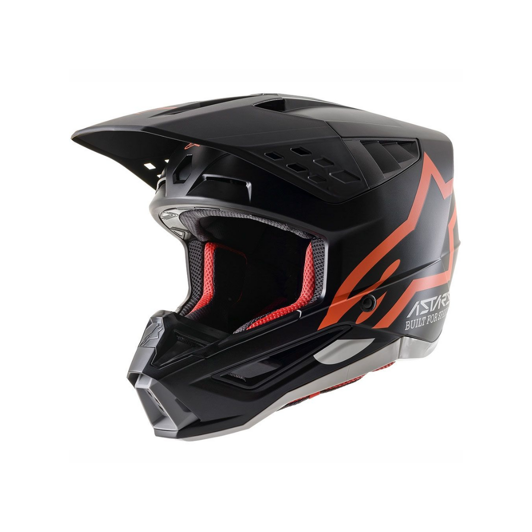 Casco Motocross Caballero Alpinestar Black-Orange