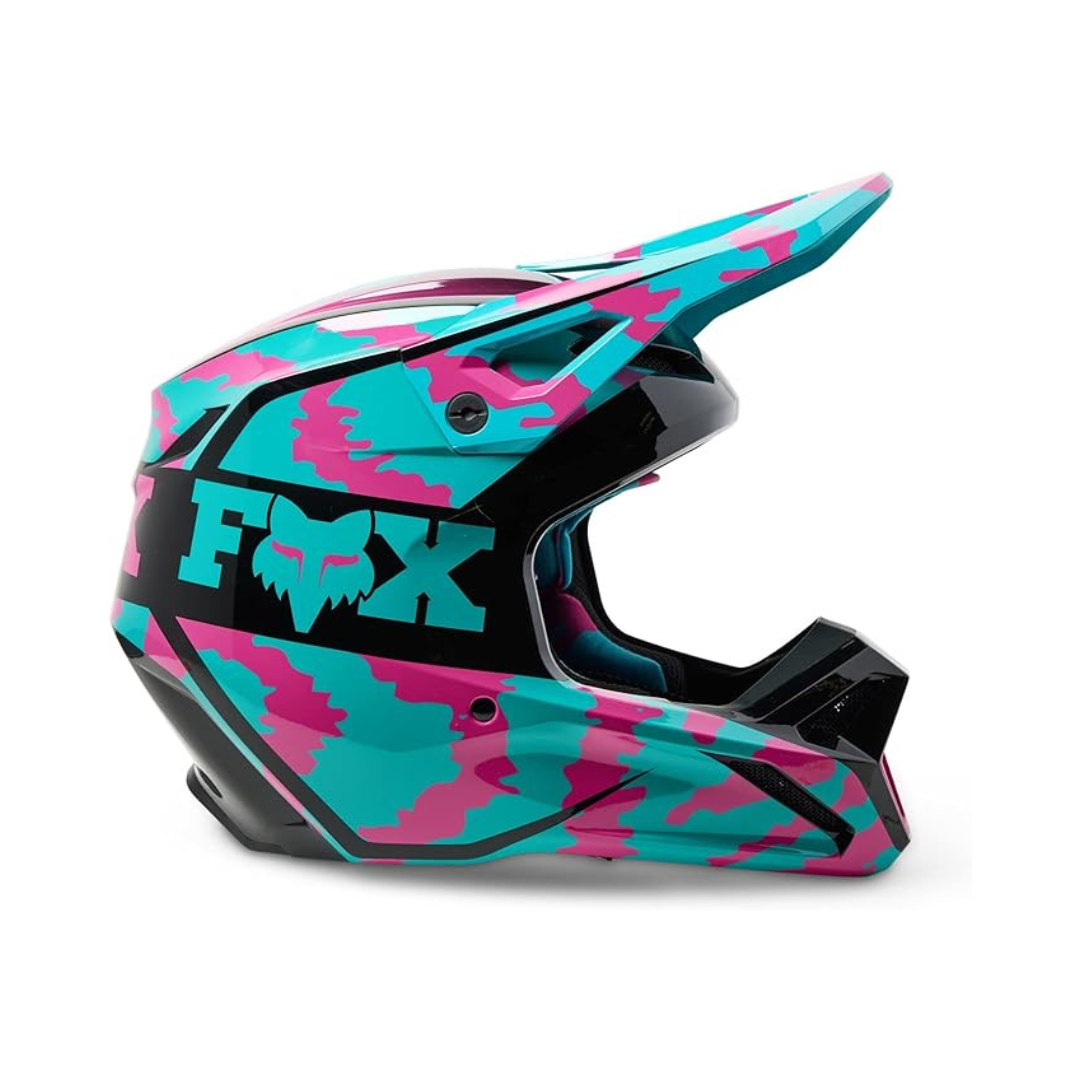 Casco Fox Turquesa