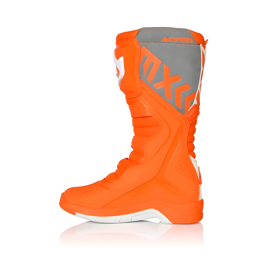 Bota Caballero Acerbis Naranja/Blanco