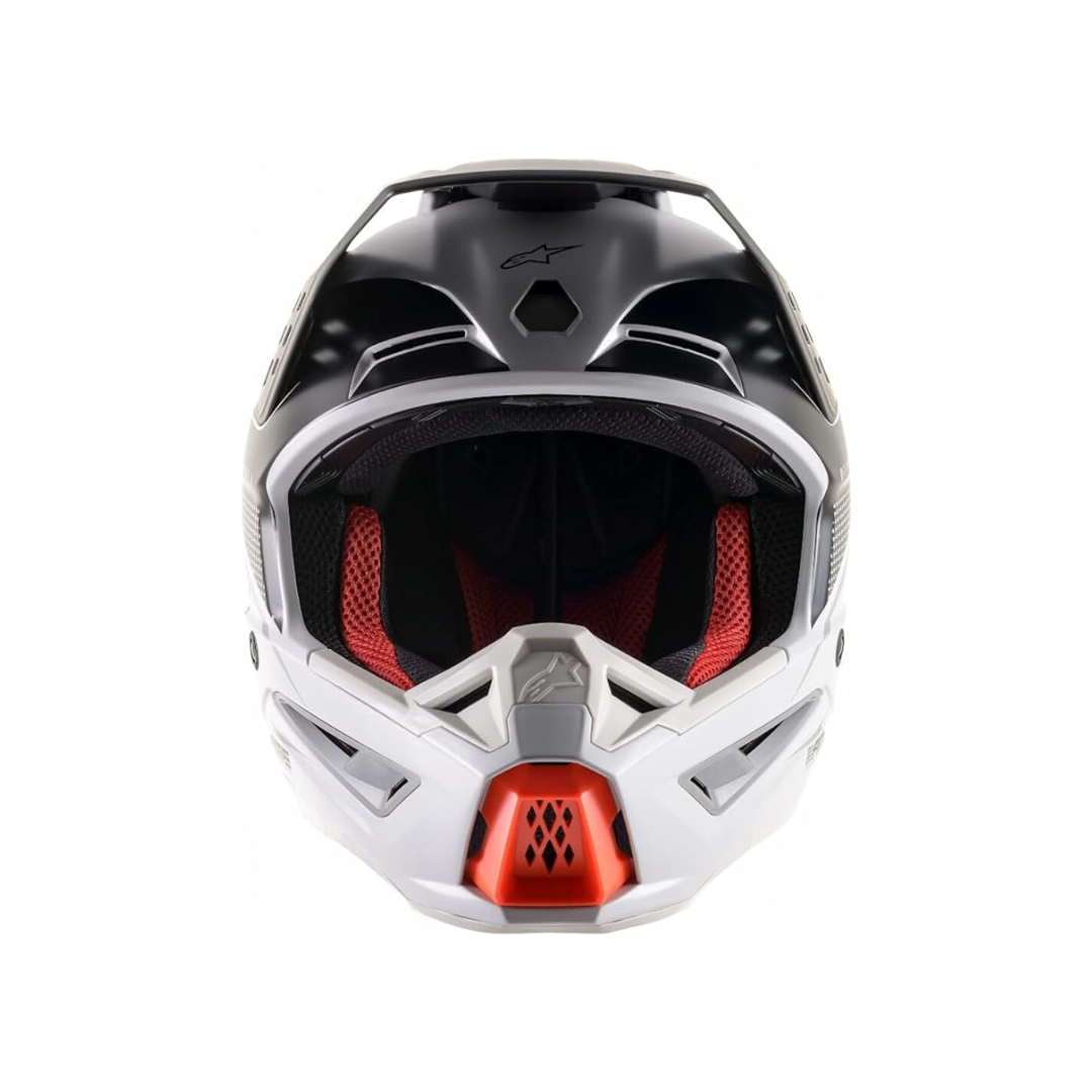 Casco Motocross Caballero Alpinestar Black-Silver