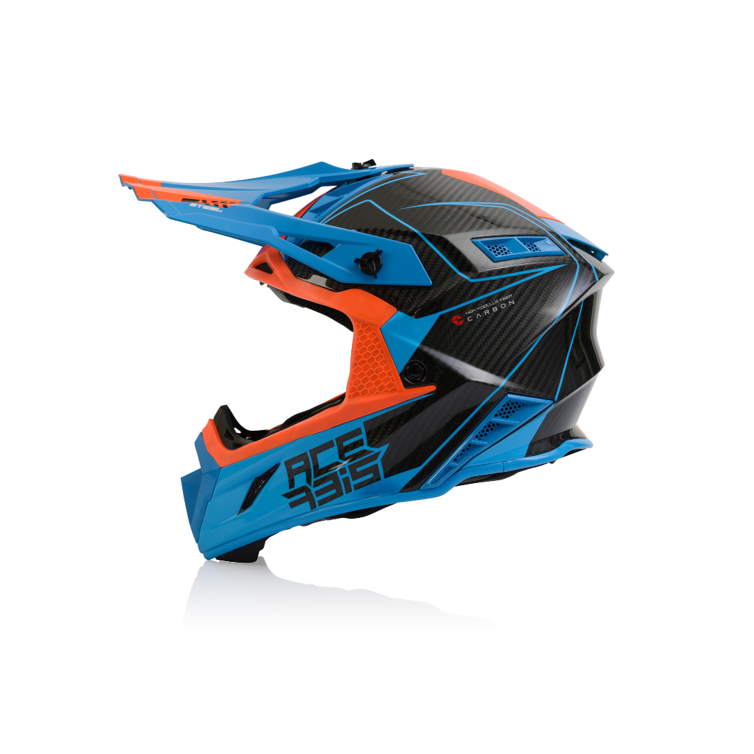 Casco Acerbis Naranja/Azul