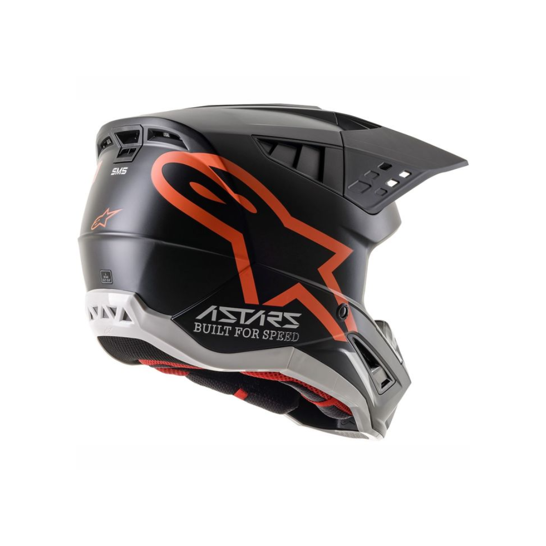 Casco Motocross Caballero Alpinestar Black-Orange