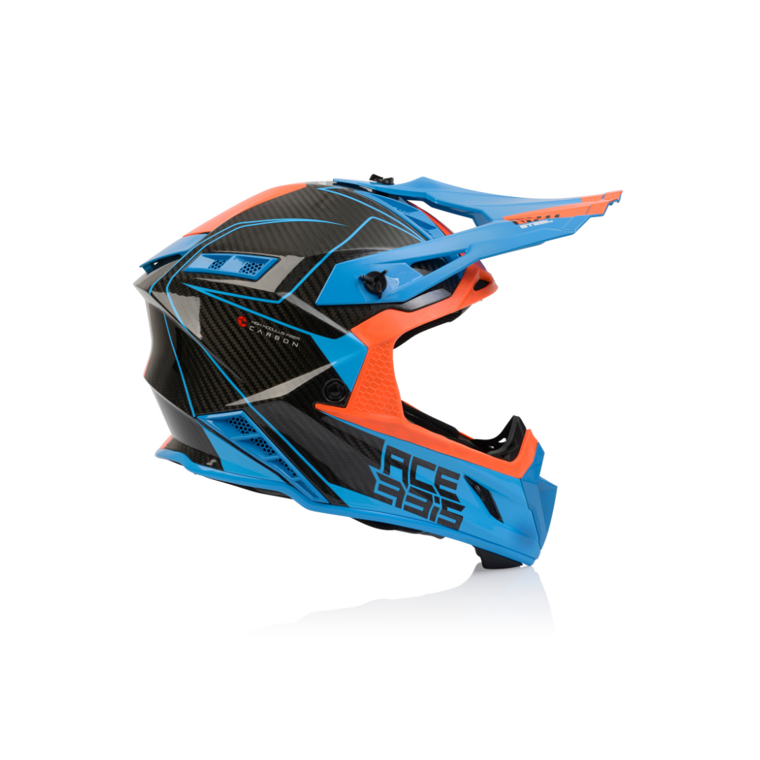 Casco Acerbis Naranja/Azul