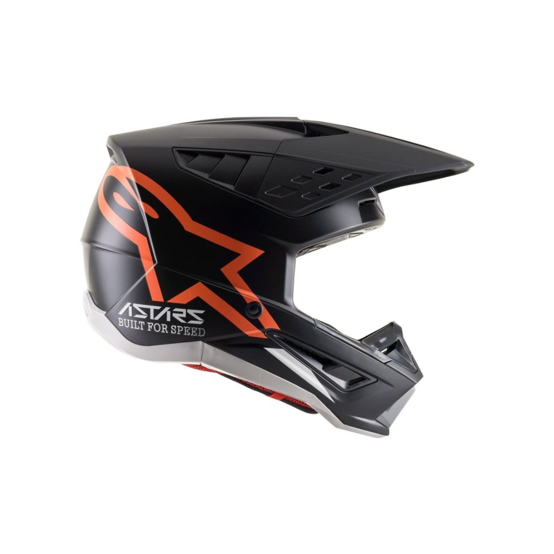 Casco Motocross Caballero Alpinestar Black-Orange