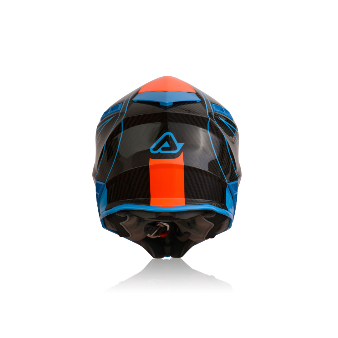 Casco Acerbis Naranja/Azul