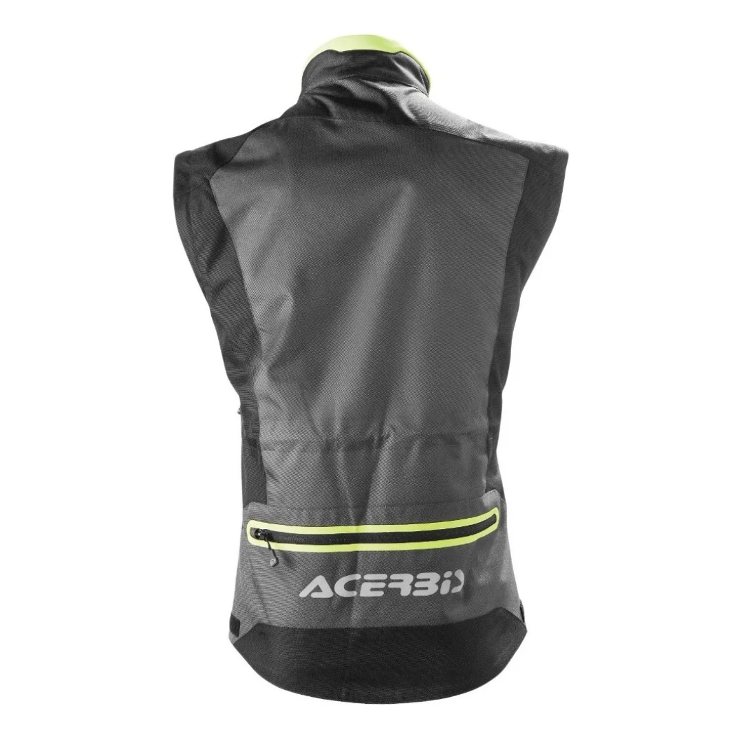 Chamarra Caballero Acerbis Negro/Amarillo